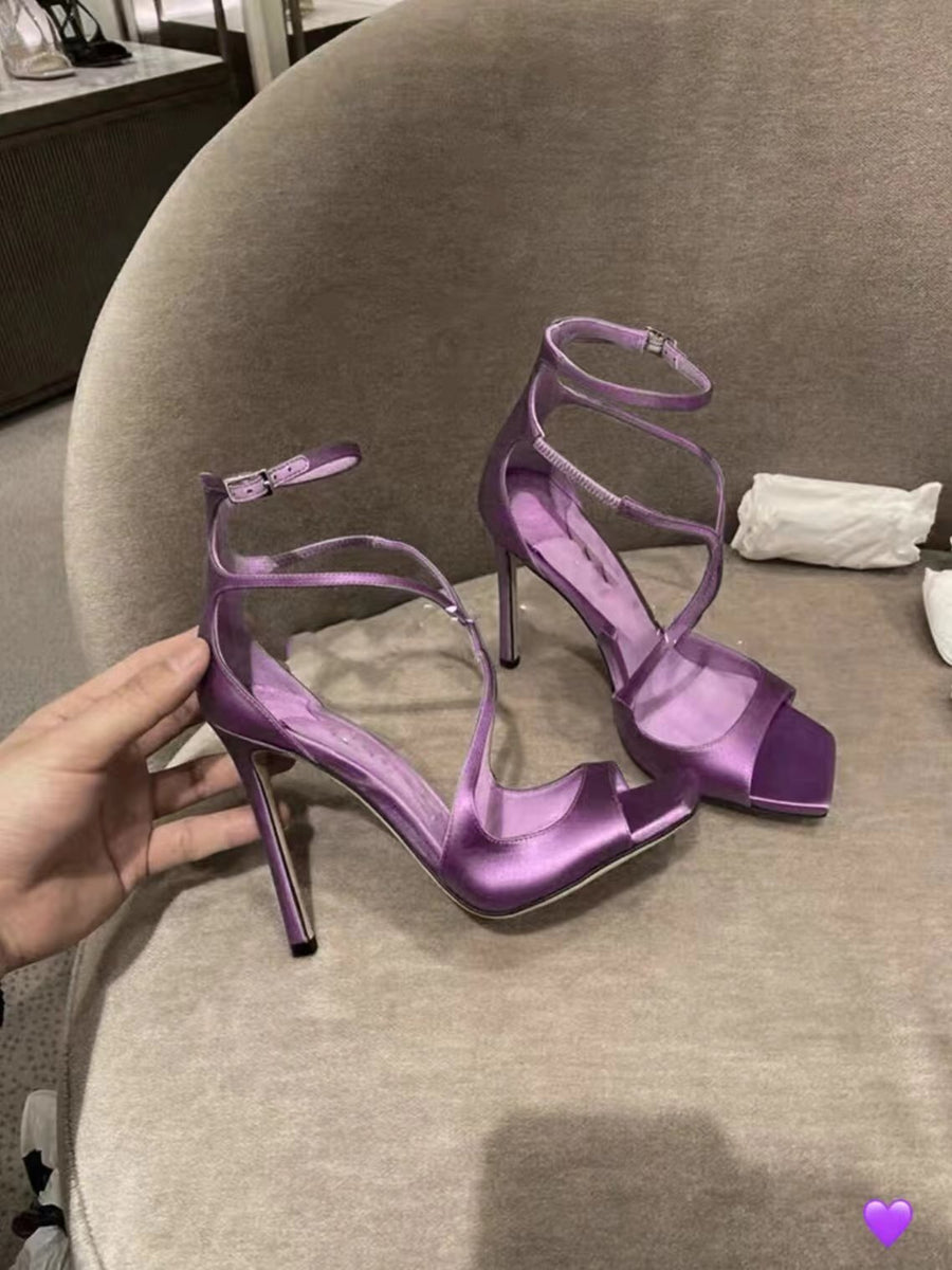 Luxe Satin Statement Heels