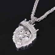 Hip-hop luminous lion necklaces