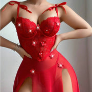 Red Sexy Lingerie Dress