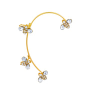 Butterfly Desuign Earrings Without Pierced Diamonds