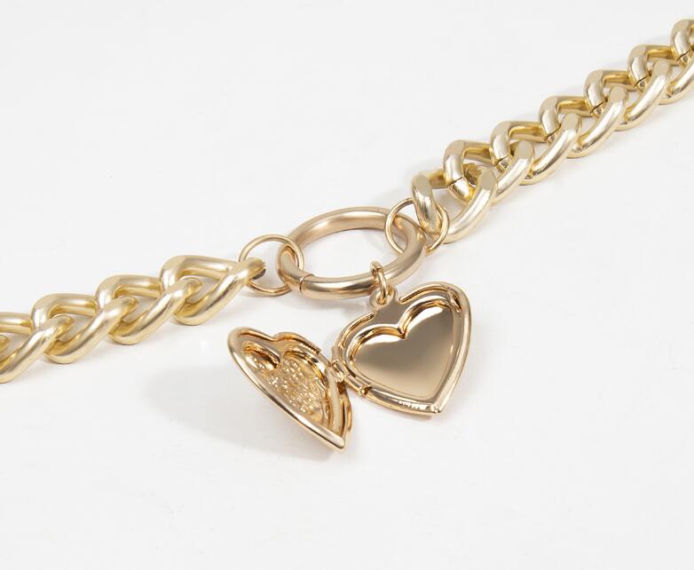 Heart Choker Double Beautiful Necklace
