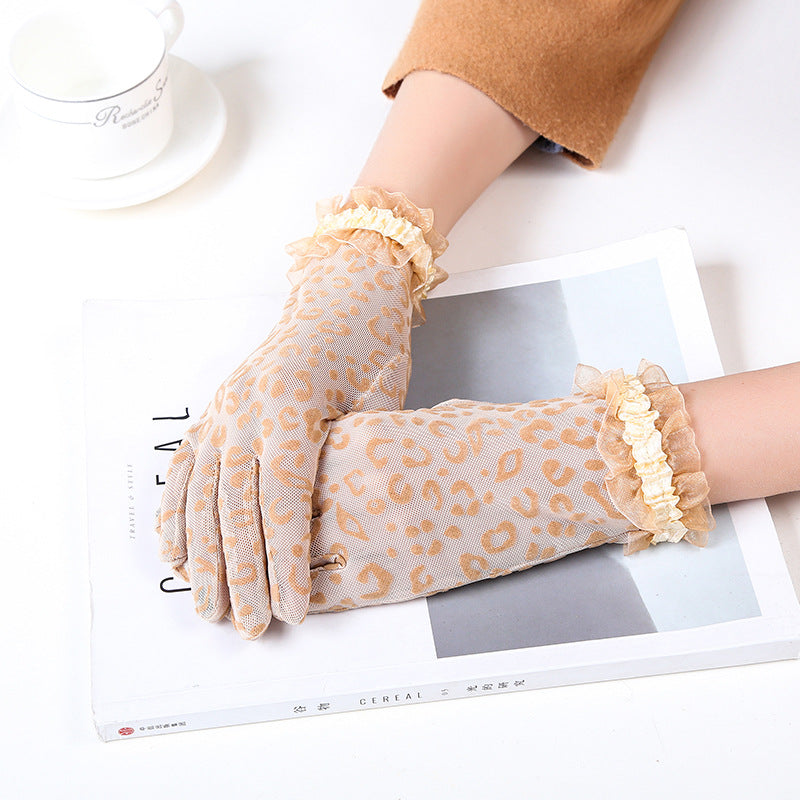 Elegant Lace Sun Protection Gloves