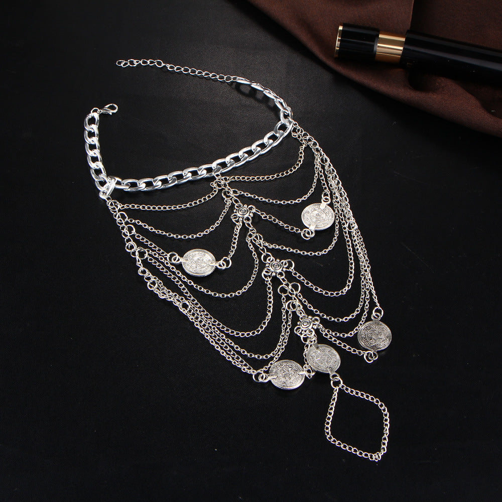 Barefoot Silver Chain Sandals Anklets