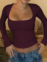 Long-sleeved Slim Vest T-shirt