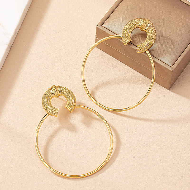 Egyptian Big Circle Earrings