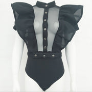 Sophisticated Mesh Jumpsuit