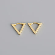 925 sterling silver triangle earrings