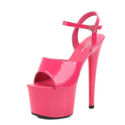 Glam Korean Style Patent Extreme Platform Heels