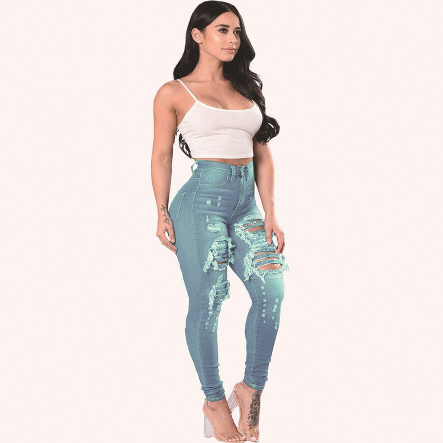 Ripped Jeans - Skinny Pants