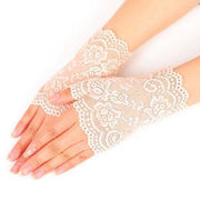 Chic Lace UV Protection Fingerless Gloves