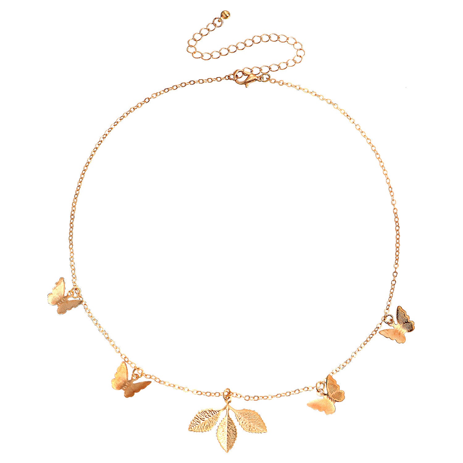 Nature-style Butterfly Pendant Necklace