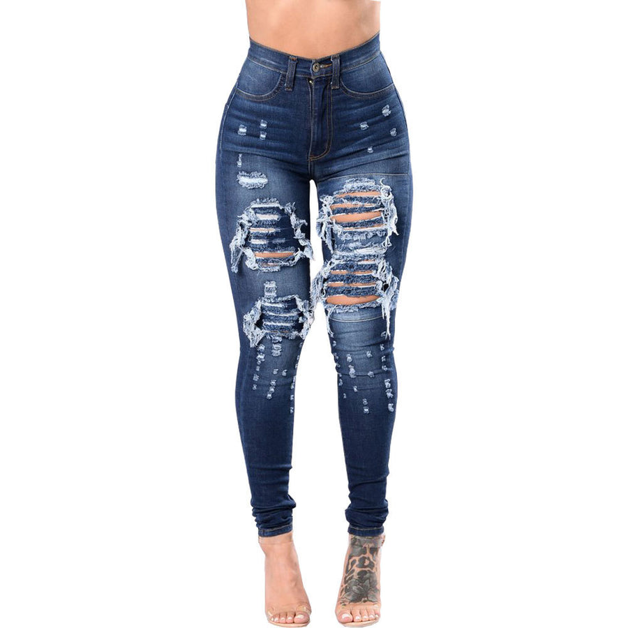 Ripped Jeans - Skinny Pants