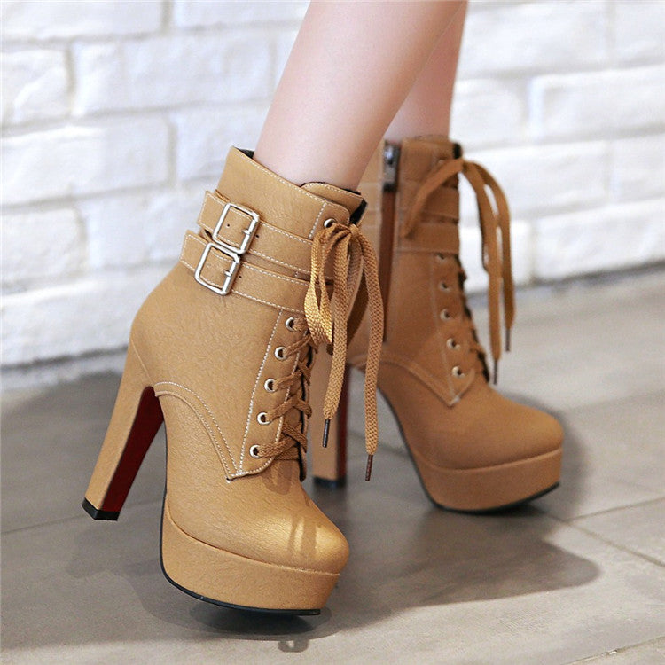 Chic Chunky Heel Boots