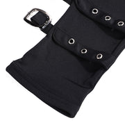 Chic Japanese Letter Wristband Mittens