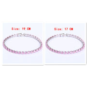 Crystal Ice Cubic Zirconia Stylish Bracelet