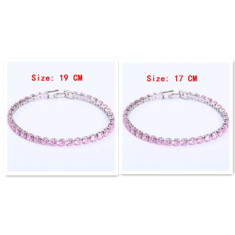 Crystal Ice Cubic Zirconia Stylish Bracelet