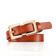 Retro Cowhide Leather Pin Buckle Belt