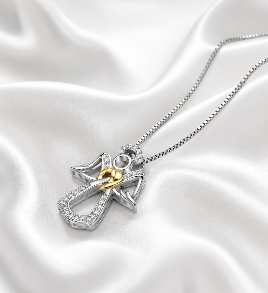 Guardian Angel Special Necklace - Sterling Silver