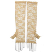 Sexy Long Lace UV Driving Gloves