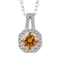 Moissanite Pendant Classic Necklace