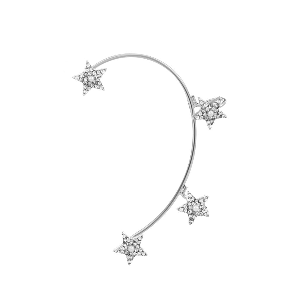 Butterfly Desuign Earrings Without Pierced Diamonds