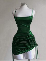 Lace-up Sexy Backless Slip Dress