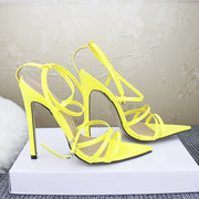 Sexy heel-strap sandals