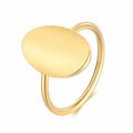 Minimal Oval Signet Ring
