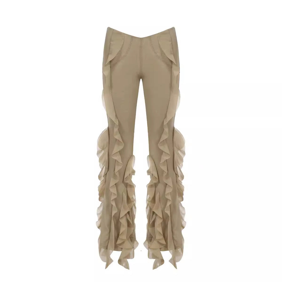 Ear Flying Pants - Slim-fit Micro Flared