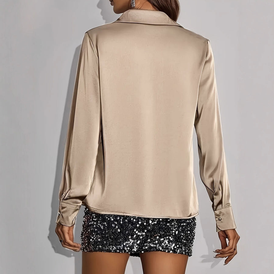 High-end Silky Blouse