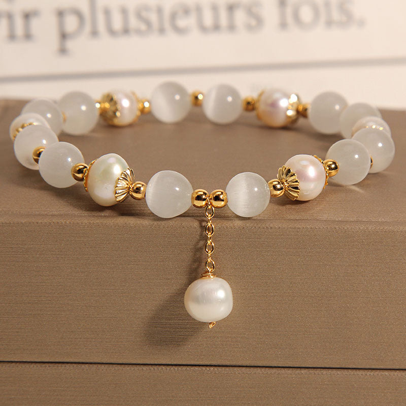 Natural Strawberry Quartz Sweet-style Bracelet