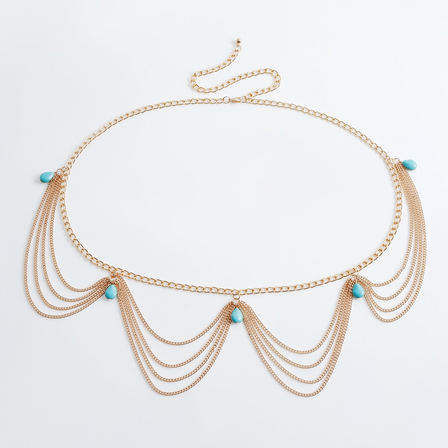 Classic Retro Turquoise Sexy Waist Belly Chain