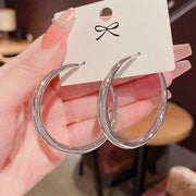 Exaggerated Cool Temperamental Big Circle Earrings