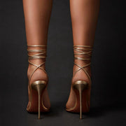 Sexy Ankle Strap Stiletto Sandals