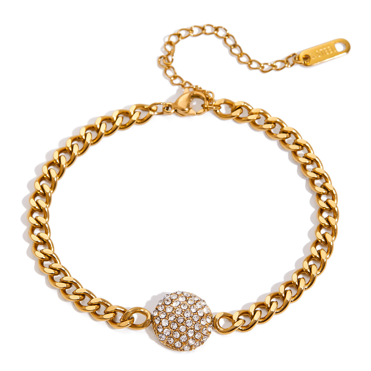 Cool Stainless Steel Ornament Bracelet