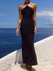 Sexy Backless Lace-Up Dress