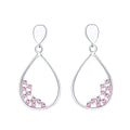 Sterling Silver Color Korean Drop Cute Earrings