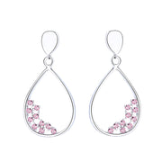 Sterling Silver Color Korean Drop Cute Earrings