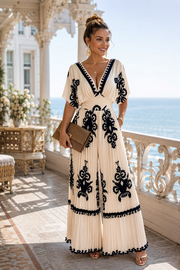 Elegant Printed Jumpsuit