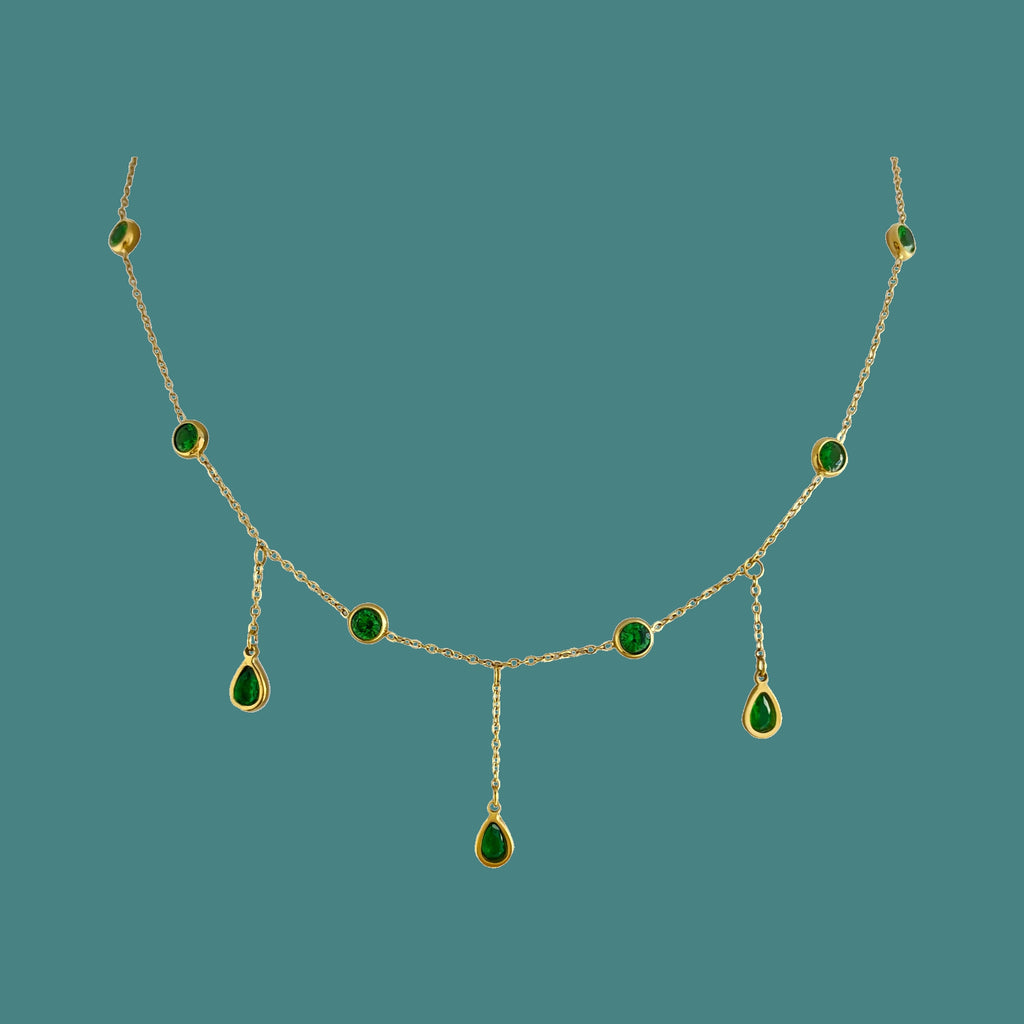 Beccarite Tassel Classic Necklace