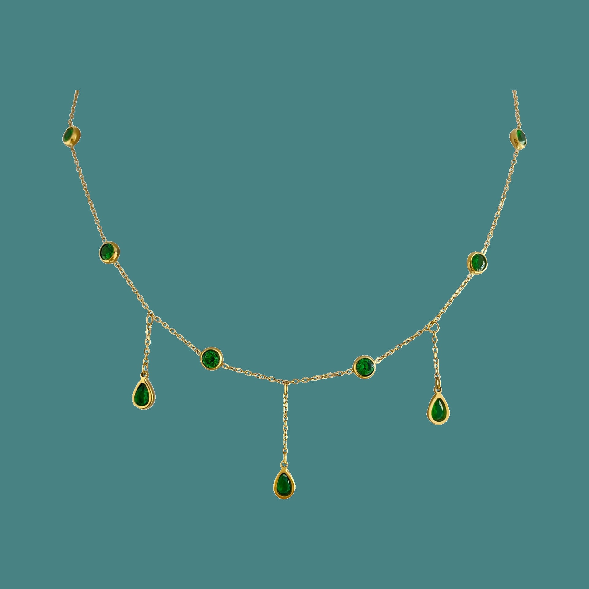 Beccarite Tassel Classic Necklace
