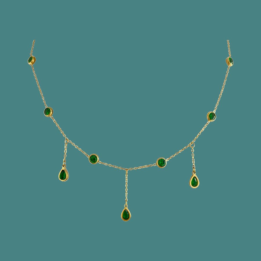 Beccarite Tassel Classic Necklace