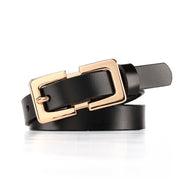 Retro Cowhide Leather Pin Buckle Belt