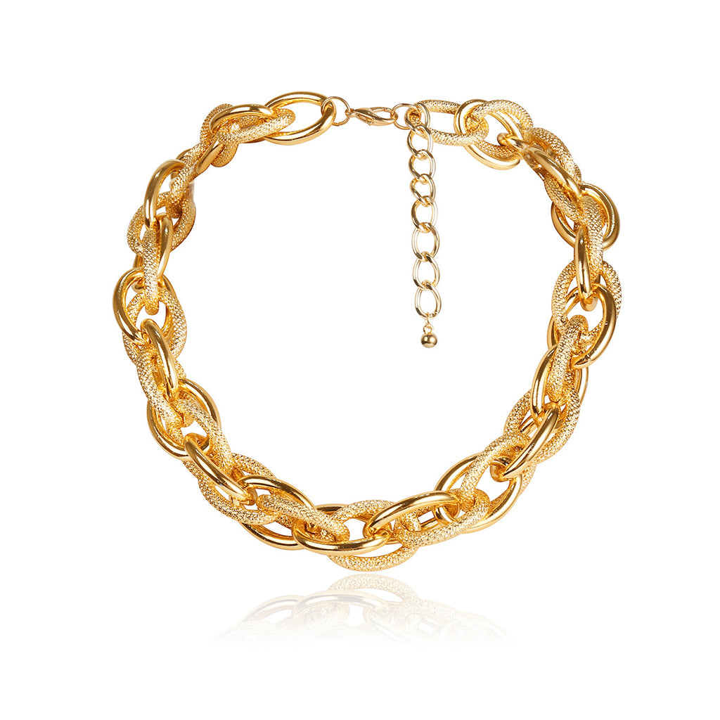 Unique Personality Glossy Frosted Necklace