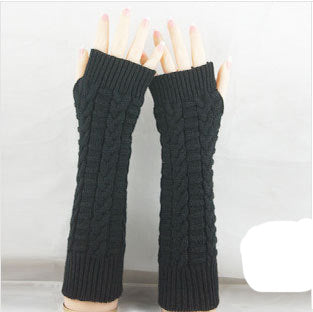 Chic Korean Style Fingerless Long Gloves