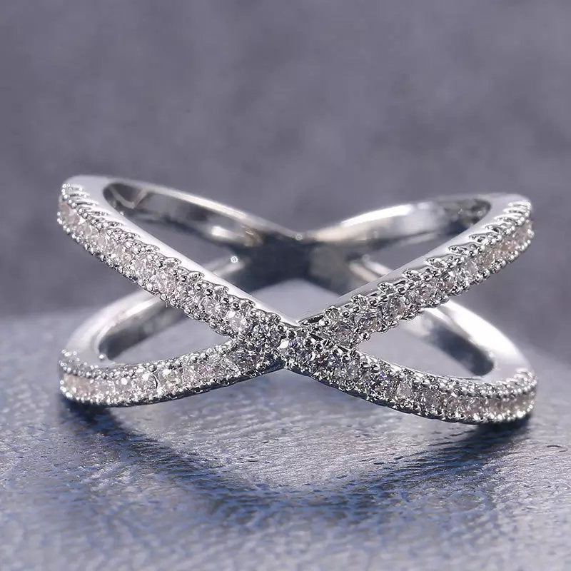 Elegant Cross Gold Ring