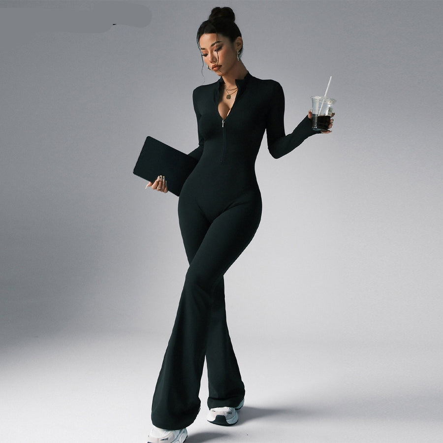 Zipper Yoga Jumpsuit