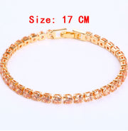 Crystal Ice Cubic Zirconia Stylish Bracelet