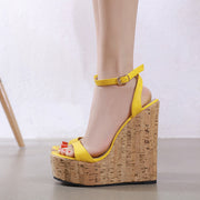Elegant Buckle Toe Sandals