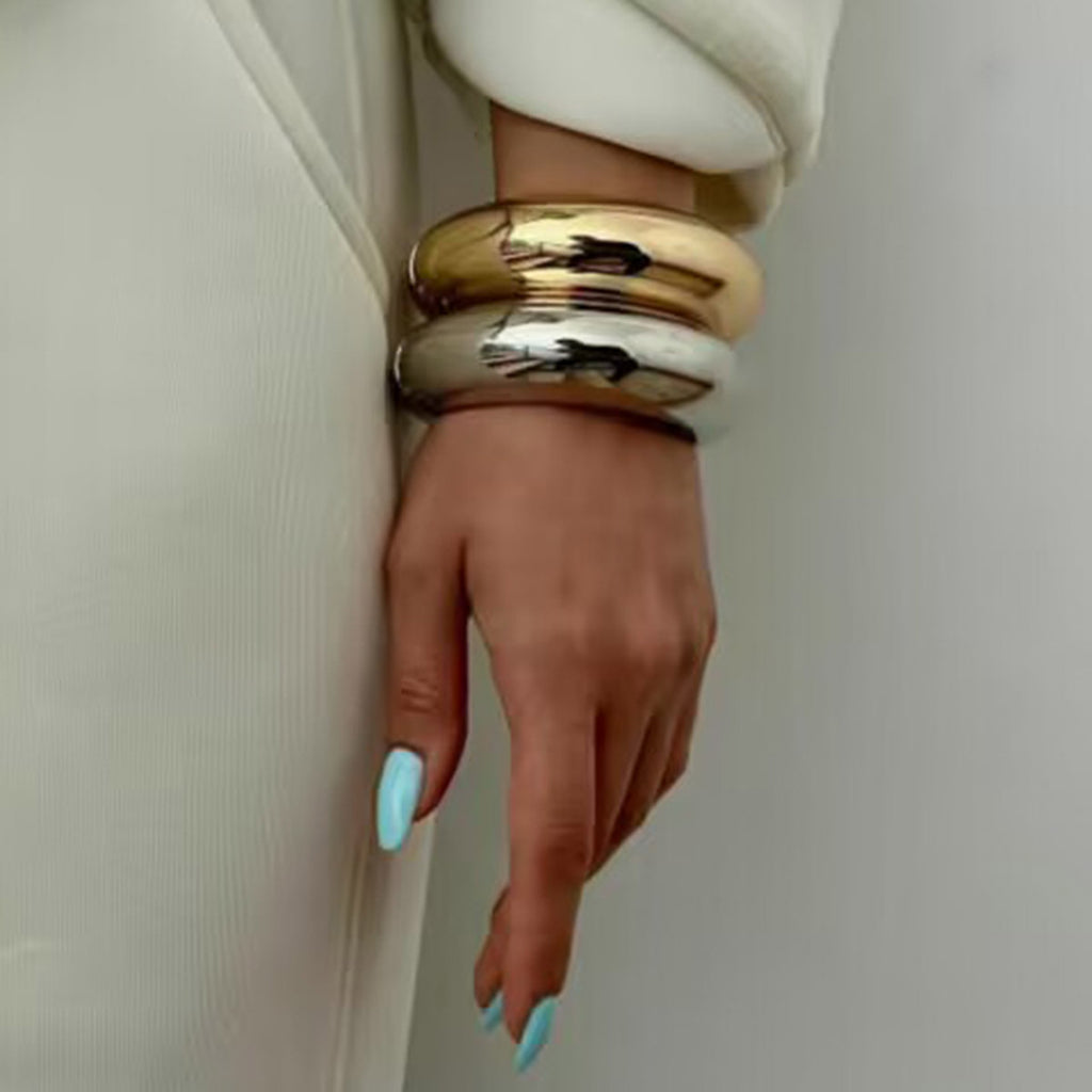 Glossy Classic French Ring Bracelet
